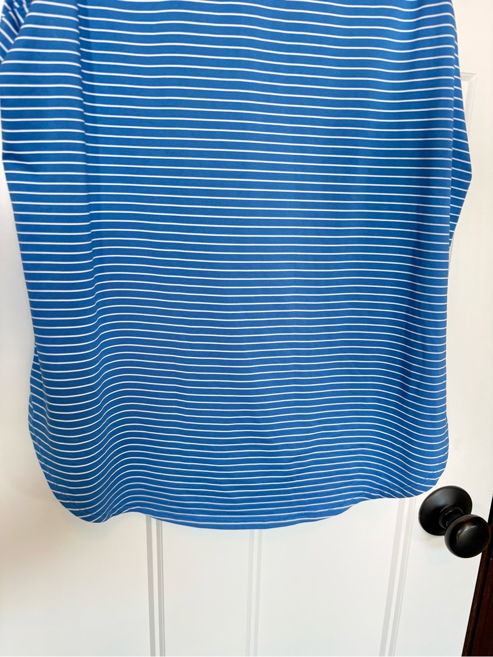 Peter Millar Women's Vista Stripe Shirley Sleeveless Quarter Zip Golf Polo Med - Picture 11 of 13